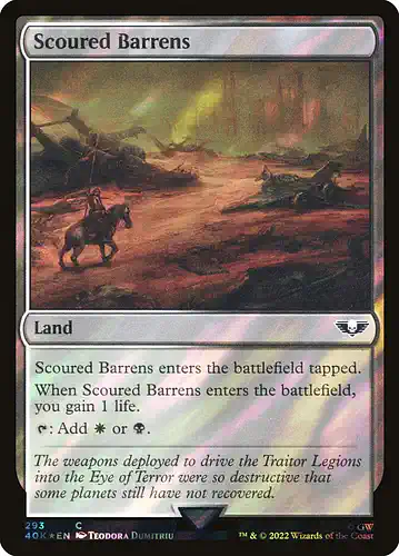 Scoured Barrens - 40k Spoiler