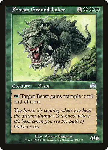 Krosan Groundshaker - ons Spoiler