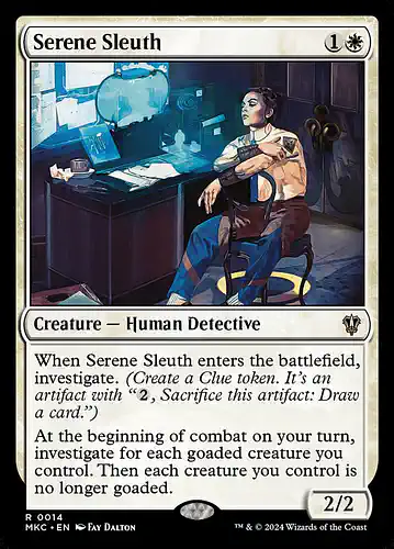 Serene Sleuth - mkc Spoiler
