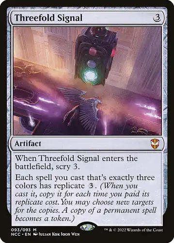 Threefold Signal - ncc Spoiler
