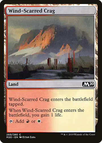 Wind-Scarred Crag - m20 Spoiler