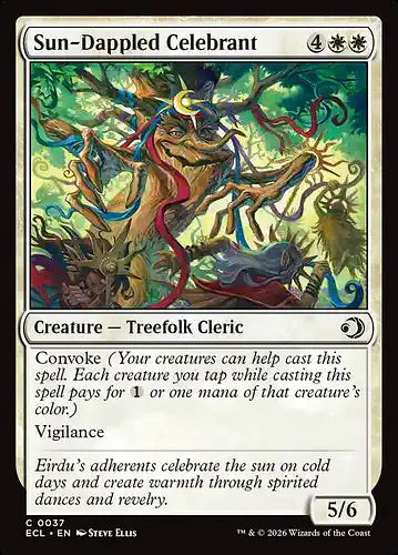 Sun-Dappled Celebrant - ecl Spoiler