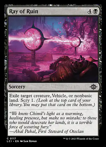 Ray of Ruin - lci Spoiler