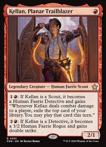 Kellan, Planar Trailblazer - fdn Spoiler