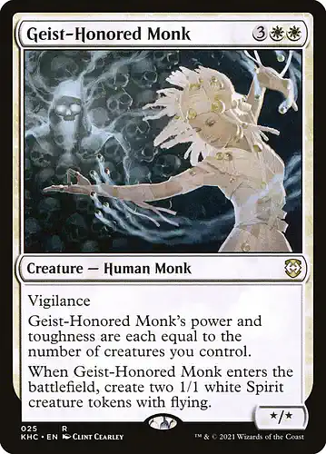 Geist-Honored Monk - khc Spoiler