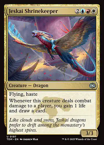 Jeskai Shrinekeeper - tdm Spoiler
