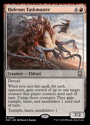 Hideous Taskmaster - m3c Spoiler