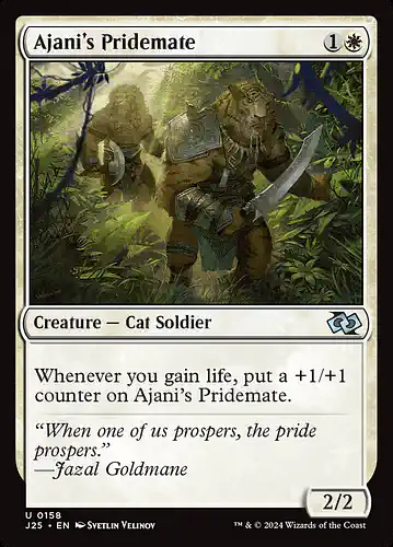 Ajani's Pridemate - j25 Spoiler