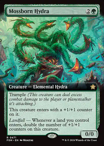 Mossborn Hydra - fdn Spoiler