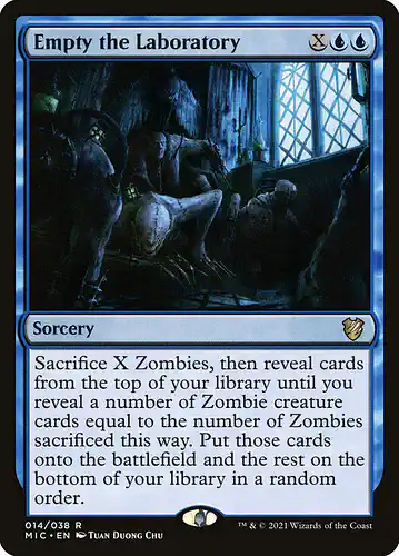 Empty the Laboratory - mic Spoiler