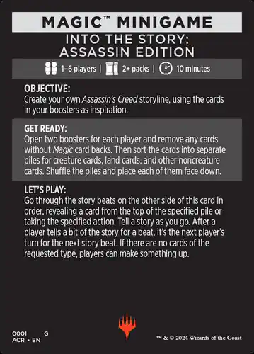 Into the Story: Assassin Edition - acr Spoiler