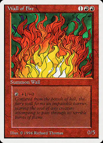 Wall of Fire - sum Spoiler