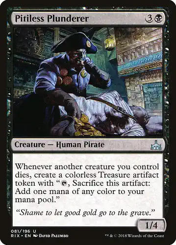 Pitiless Plunderer - rix Spoiler