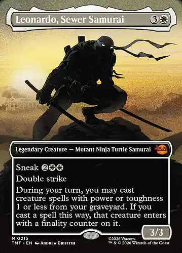 Leonardo, Sewer Samurai - tmt Spoiler