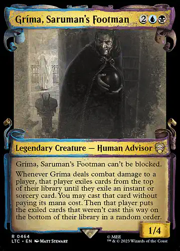 Gríma, Saruman's Footman - ltc Spoiler