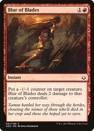 Blur of Blades - hou Spoiler