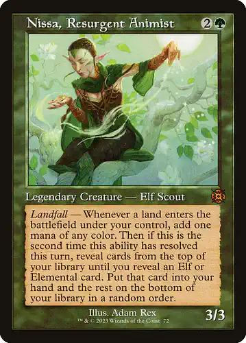 Nissa, Resurgent Animist - mat Spoiler