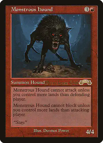 Monstrous Hound - exo Spoiler
