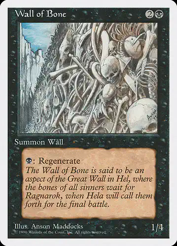 Wall of Bone - itp Spoiler