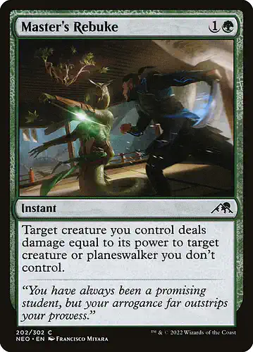 Master's Rebuke - neo Spoiler