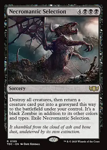 Necromantic Selection - tdc Spoiler