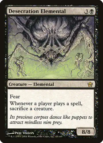 Desecration Elemental - 5dn Spoiler