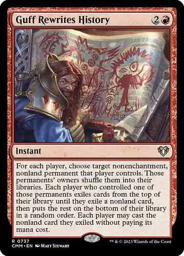 Guff Rewrites History - cmm Spoiler
