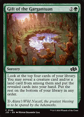 Gift of the Gargantuan - j25 Spoiler