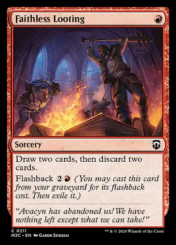 Faithless Looting - m3c Spoiler