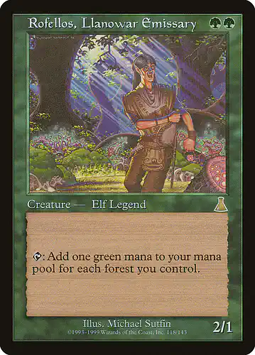 Rofellos, Llanowar Emissary - uds Spoiler