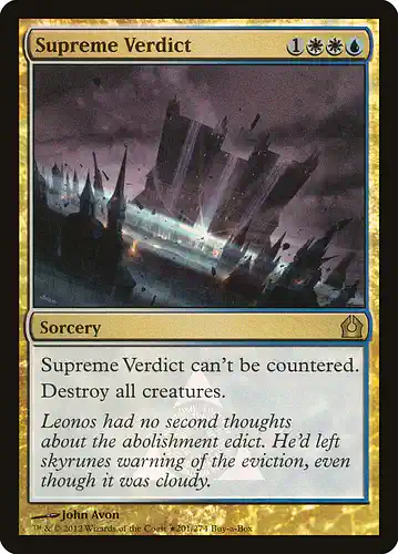 Supreme Verdict - rtr Spoiler