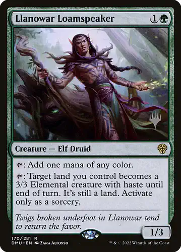 Llanowar Loamspeaker - dmu Spoiler