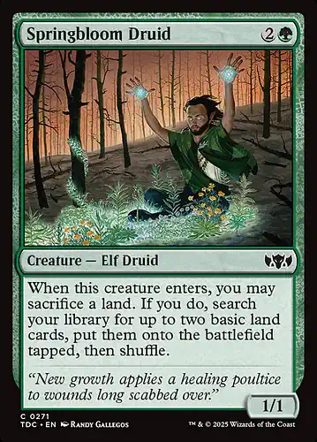 Springbloom Druid - tdc Spoiler