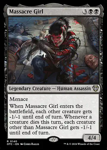 Massacre Girl - otc Spoiler