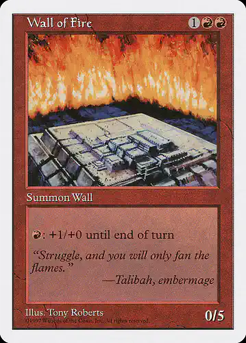 Wall of Fire - 5ed Spoiler