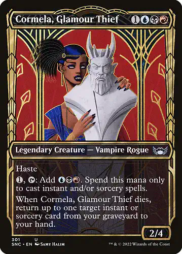 Cormela, Glamour Thief - snc Spoiler