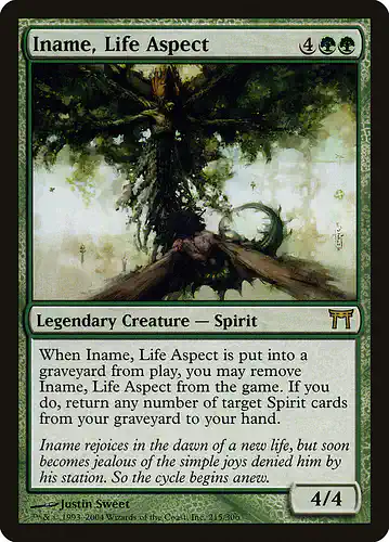 Iname, Life Aspect - chk Spoiler