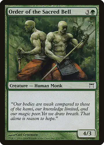 Order of the Sacred Bell - chk Spoiler