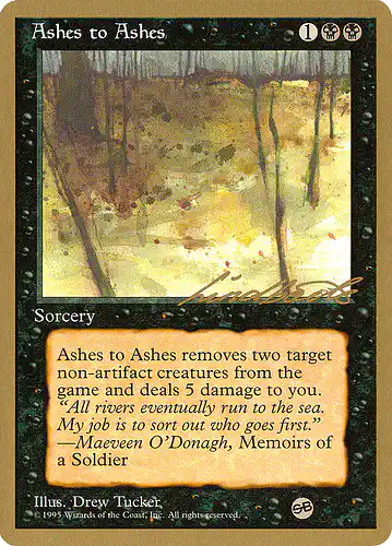 Ashes to Ashes - ptc Spoiler