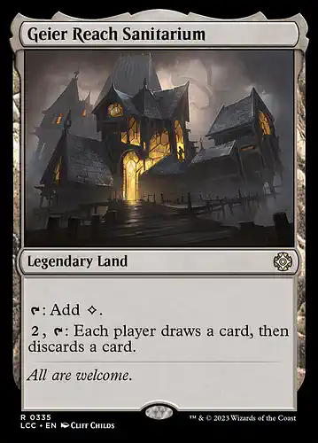 Geier Reach Sanitarium - lcc Spoiler