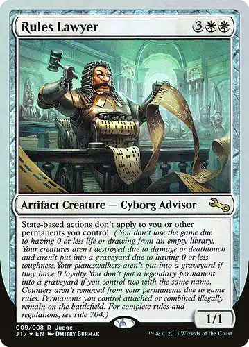 Rules Lawyer - j17 Spoiler