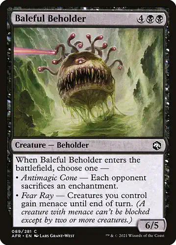 Baleful Beholder - afr Spoiler