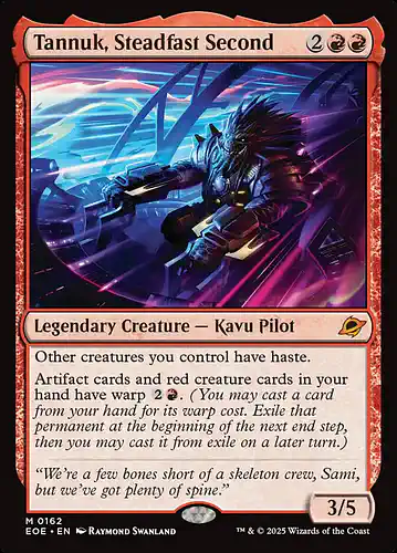 Tannuk, Steadfast Second - eoe Spoiler