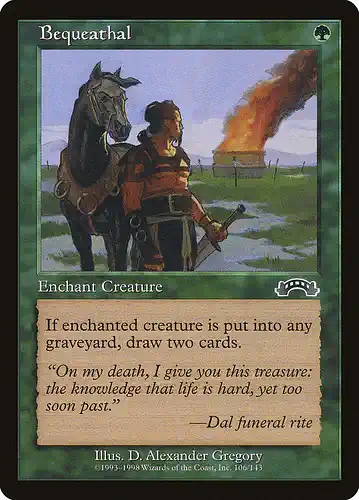 Bequeathal - exo Spoiler