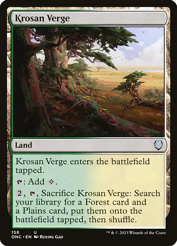 Krosan Verge - onc Spoiler