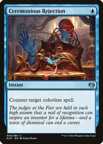 Ceremonious Rejection - kld Spoiler