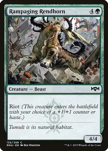 Rampaging Rendhorn - rna Spoiler