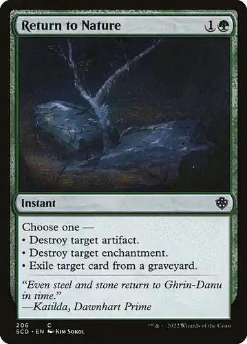 Return to Nature - scd Spoiler