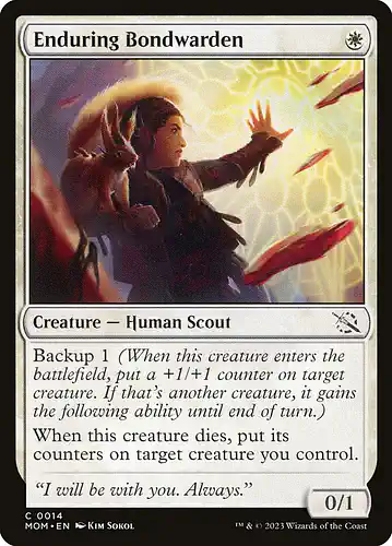 Enduring Bondwarden - mom Spoiler