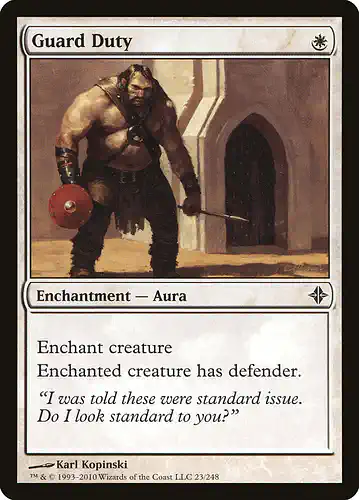 Guard Duty - roe Spoiler